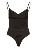 Vila Ärmelloses Body regular Fit bequemes Top in Schwarz