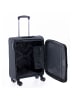 Gladiator 2000 4 Rollen Kabinentrolley 55 cm mit Dehnfalte in black