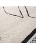 home24 Kurzflorteppich Fil in Weiß