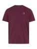 Delmao Rundhalsshirt in pflaume