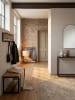 KADIMA DESIGN Wandgarderobe Massivholz / Metall 80x20x8 cm, Hakenleiste für