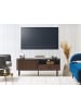 Beliani TV-Möbel JOSE in Braun/Schwarz - (W) 120 x (H) 46 x (L) 40 cm