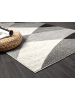 the carpet Kurzflorteppich Pearl A in Grau