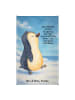 Mr. & Mrs. Panda Frotteetuch Pinguin mHerzieren Design mit Spruch in Weiß