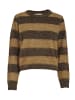 Peppercorn Pullover in Java Brown Stripe