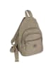 Bag Street Cityrucksack, Freizeitrucksack Nylon braun ca. 21cm breit ca. 35cm hoch