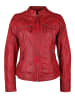 7eleven Bikerjacke Lederjacke "BASTIA" in ROT