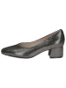Caprice Pumps in DK GREY METAL.