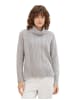 Tom Tailor Pullover in medium silver grey melange