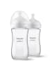 Philips Avent Glas-Flasche 2er Pack Natural Response 240ml in weiss