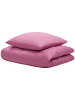 Beliani 2-tlg Bettwäsche-Set HARMONRIDGE in Rosa