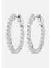Ethische Diamanten Ohrringe aus 375 Weißgold mit Lab Grown Diamant