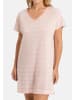 Hanro Nachthemd Laura in Coral Stripes