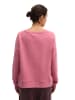 Marc O'Polo Sweatshirt relaxed garment-dyed in Berry Rose