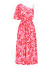 IZIA Women Dress in rose red