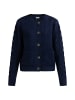 DreiMaster Damen Strickjacke Mit Knöpfen in Marine