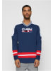 FUBU Long Sleef in navy/white