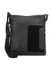 MYWALIT Umhängetasche Leder 22 cm in  black/pace