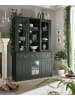 Furn.Design Buffetschrank grün 130 x 196 cm, Buffet Landhaus-Stil