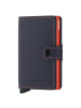 Secrid Matte Miniwallet - Geldbörse RFID 6.5 cm in night blue-orange