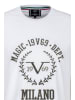 19V69 Italia by Versace Rundhalsshirt Marcello in weiß