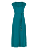 Zero  Maxikleid mit Gürtel in Deep Lagoon