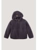 Hessnatur Wollfleece Jacke in dunkle traube