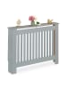 relaxdays Heizkörperverkleidung in Grau - (B)112 x (H)83 x (T)19 cm