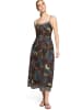 Zero  Maxikleid ohne Arm in Brown/Petrol