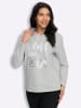 Sieh an! Sweatshirt in hellgrau