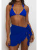 Moda Minx Sarong Chiffron Short in Blau