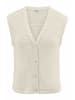 Hessnatur Hessnatur Strick Weste Regular aus reiner Baumwolle in cocos