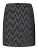 Street One Zick-Zack Jacquard Rock in Schwarz
