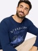 WITT WEIDEN Langarmshirt in dunkelblau-bedruckt