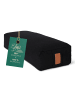 Lumaland #DoYourYoga Yoga-Bolster Paravati - gefüllt mit Dinkelspelz - 67x22x13cm - Schw