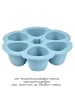 Beaba Silikon-Gefrierform Multiportions Blume 6 x 90 ml - in blau