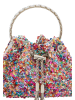 myMo Women Bucket Bag in Silver Multicolor