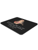 Mr. & Mrs. Panda Mousepad Juristin Schlupfloch mit Spruch in Schwarz