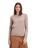 Betty Barclay Basic-Strickpullover mit Rundhalsausschnitt in Funghi  Melange