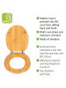 Wenko WC-Sitz Bambusa, WC-Sitz Mod. Bambusa in natur