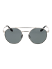 Range Rover Männer Sonnenbrille Rund Silber