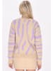 IZIA Damen Pullover in Beige Lavendel
