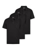 Redmond Poloshirt Basic in Schwarz