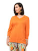 Ulla Popken Pullover in hellorange