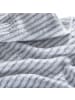 Erwin Müller Frottier Handtuch 4er-Set Uni/Streifen Konstanz in silber
