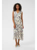 Kaffe Kleid KAvicki A-shape in Grey Graphic Blur Print