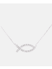 Diamant L'éternel Halskette aus 375 Weißgold mit 0.15 Karat Diamant