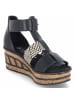 rieker Sandalette in schwarz