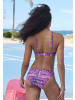 S. Oliver Bustier-Bikini in magenta bedruckt