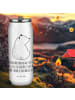 Mr. & Mrs. Panda Wasserflasche Bär Schulterblick mit Spruch in Weiß
